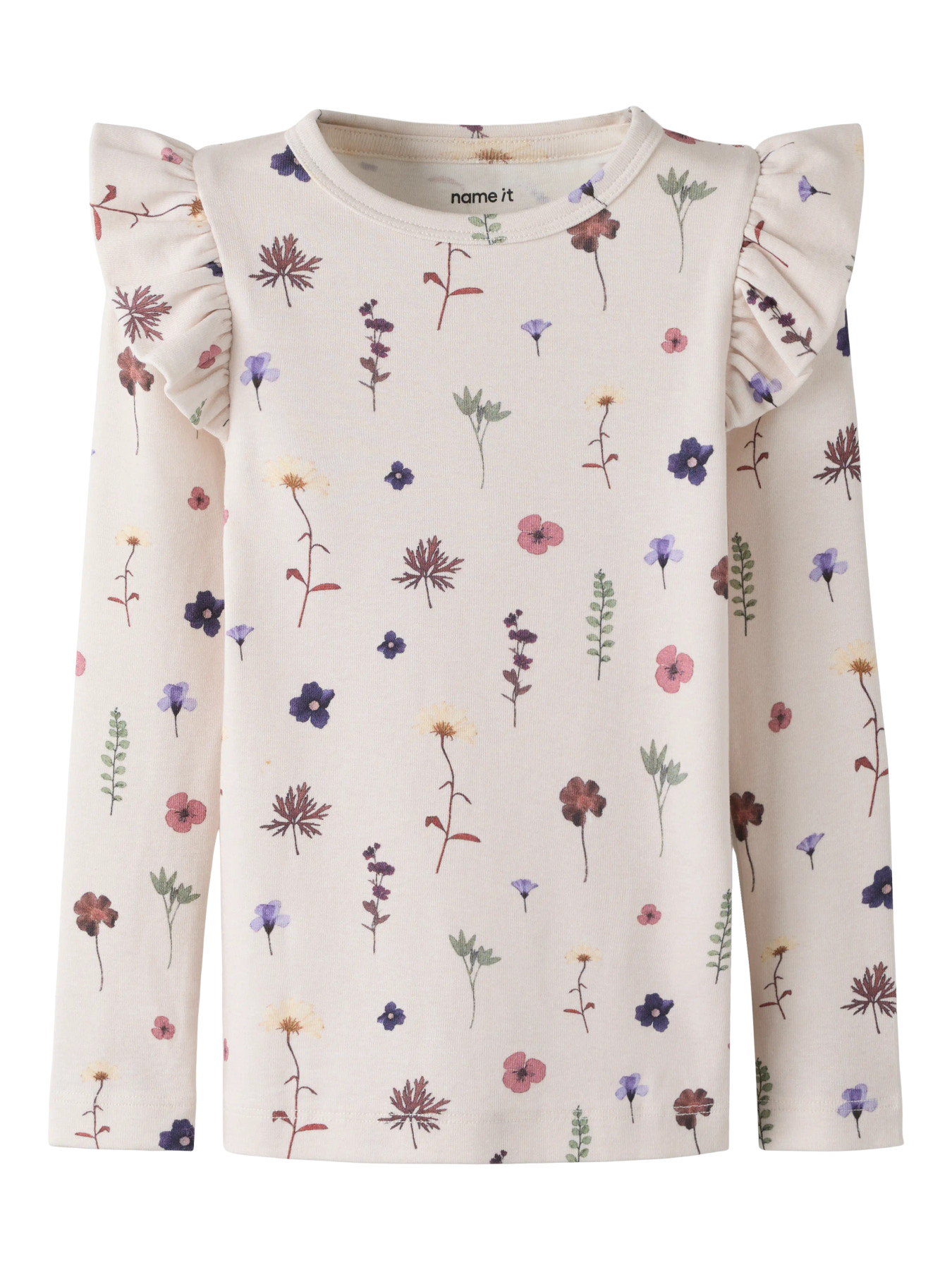 Name It Bluse - Bomuld/Modal - NmfFilulu - Lilac Ash