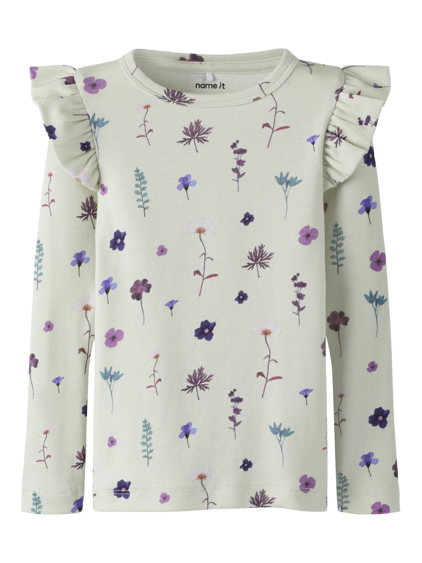 NAME IT Langærmet Bluse Filulu Smoke