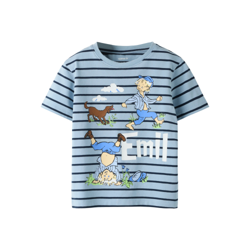 Miall Emil T-Shirt - Blue fog - 104
