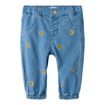 NAME IT Bløde Jeans Rose Shaped Medium Blue Denim Sunflower