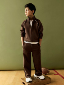 NAME IT Wide Sweatpants Dunne Chocolate Martini