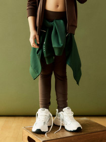 NAME IT Sports Leggings Diana Chocolate Martini