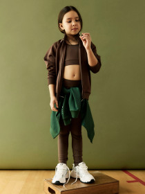 NAME IT Sports Leggings Diana Chocolate Martini