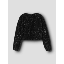 NAME IT Paillet Bomber Cardigan Runica Black