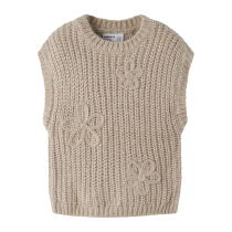 NAME IT Strik Vest Rina Peyote Melange