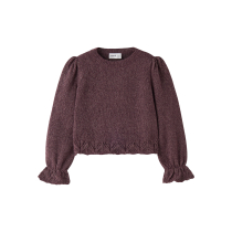 NAME IT Striktrøje Glimmer Ruel Catawba Grape 