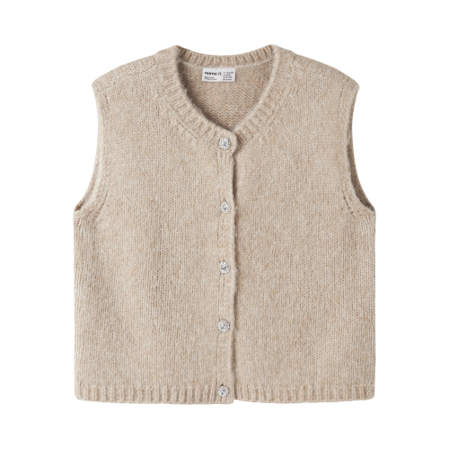 Name it Vest - Strik - NkfReta - Peyote Melange