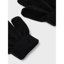 NAME IT 3-Pak Strik Handsker Magic Black 