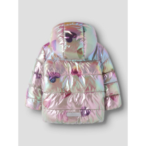 NAME IT Puffer Jakke Molina Shiny Fungi
