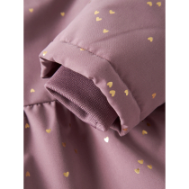 NAME IT Jakke Snow05 Wistful Mauve Foil Hearts
