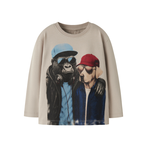 Name It T-shirt - NmmRew - Island Fossil