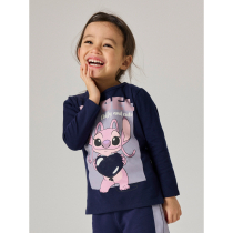 NAME IT Bluse Oda Stitch Evening Blue