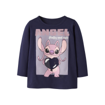 NAME IT Bluse Oda Stitch Evening Blue