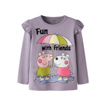 NAME IT Bluse Omba Gurli Gris Lavender Gray