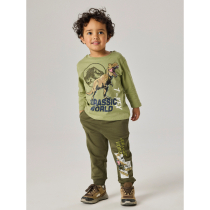 NAME IT Bluse Otti Jurassic Mosstone