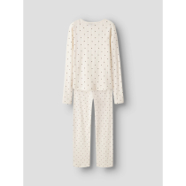 LMTD Pyjamassæt Somina  Antique White Hearts