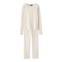 LMTD Pyjamassæt Somina  Antique White Hearts