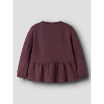 NAME IT Glimmer Sweat Cardigan Rilono Catawba Grape