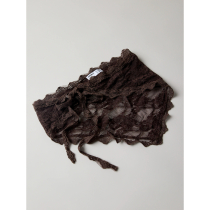 NAME IT Tørklæde Rebecca Chocolate Plum