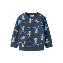 NAME IT Sweatshirt Alfe Emil Ombre Blue