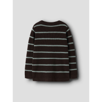 NAME IT Striktrøje Obob Chocolate Plum Abyss