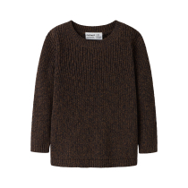 NAME IT Striktrøje Otheo Chocolate Plum