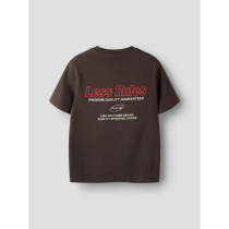 NAME IT T-shirt Jude Chocolate Brown