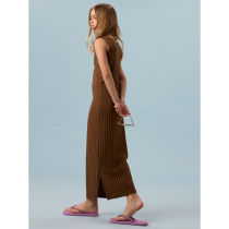 NAME IT Maxi Kjole Jenna Sepia