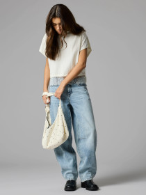 LMTD Twill Dot Taske Hyed Antique White Black