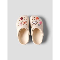 NAME IT Clogs Fame Créme De Pêche Glitter