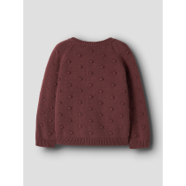 NAME IT Strik Cardigan Nasha Wild Ginger