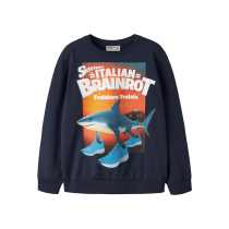 NAME IT Sweatshirt Asper Brainr Navy Blazer