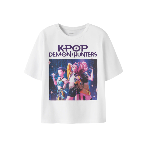 NAME IT T-shirt Mara Kpop Bright White