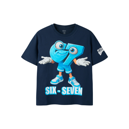 Name It Jaksy Brainr - T-shirt - Mørkeblå - 146