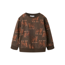 NAME IT Sweatshirt Larson Chocolate Brown