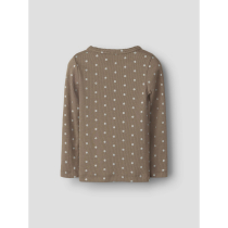 NAME IT Bluse Flona Taupe Gray
