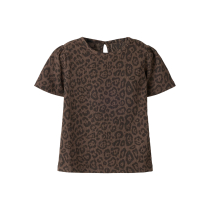NAME IT T-shirt Linna Chocolate Brown
