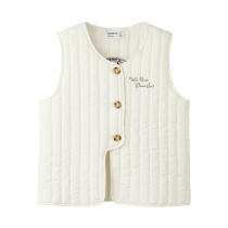NAME IT Quilted Vest Leonora Baby\'s Breath