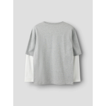 NAME IT Bluse Lauge Grey Melange