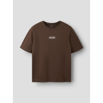 NAME IT T-shirt Logan Chocolate Brown