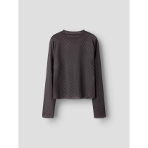 NAME IT Mesh Bluse Likka Chocolate Brown