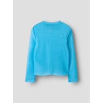 NAME IT Mesh Bluse Likka Milky Blue
