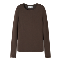 NAME IT Bluse Lola Chocolate Brown