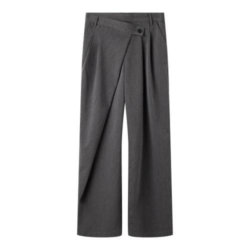 NAME IT Wide bukser Lulu Grey Melange