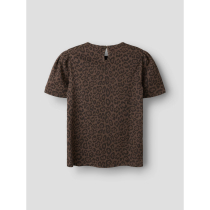 NAME IT T-shirt Linna Chocolate Brown