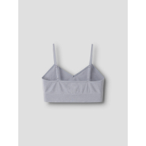 LMTD Sømløs Top Betty Light Grey Melange