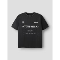 NAME IT Sports T-shirt Timo Black Beauty