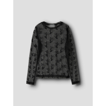 NAME IT Mesh Bluse Remesh Black