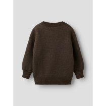 NAME IT Striktrøje Noah Chocolate Brown