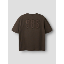 NAME IT Relaxed T-shirt Nox Chocolate Brown